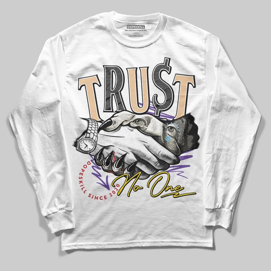 Infinite Archive x 17s DopeSkill Long Sleeve T-Shirt Trust No One Graphic sold by DopeSkill product image thumbnail 2