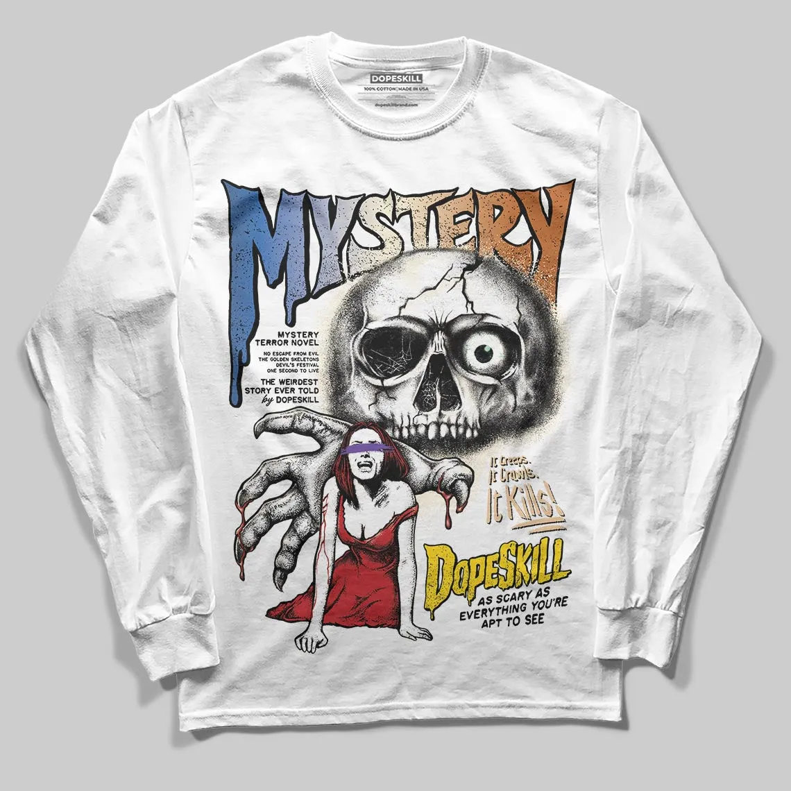 Infinite Archive x 17s DopeSkill Long Sleeve T-Shirt Mystery Ghostly Grasp Graphic sold by DopeSkill product image thumbnail 2