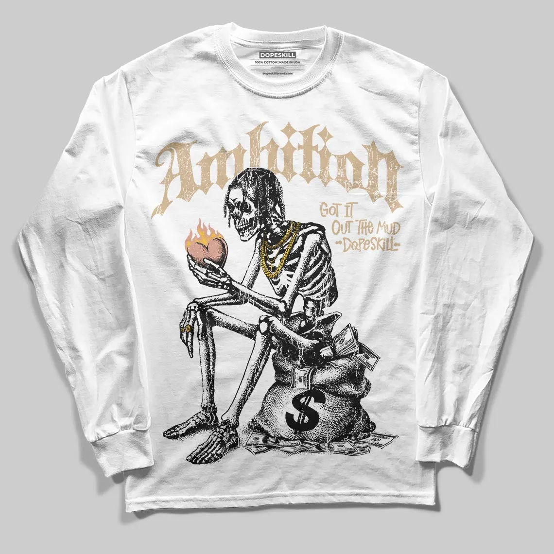 TAN Collection DopeSkill Long Sleeve T-Shirt Ambition Graphic sold by DopeSkill product image thumbnail 2