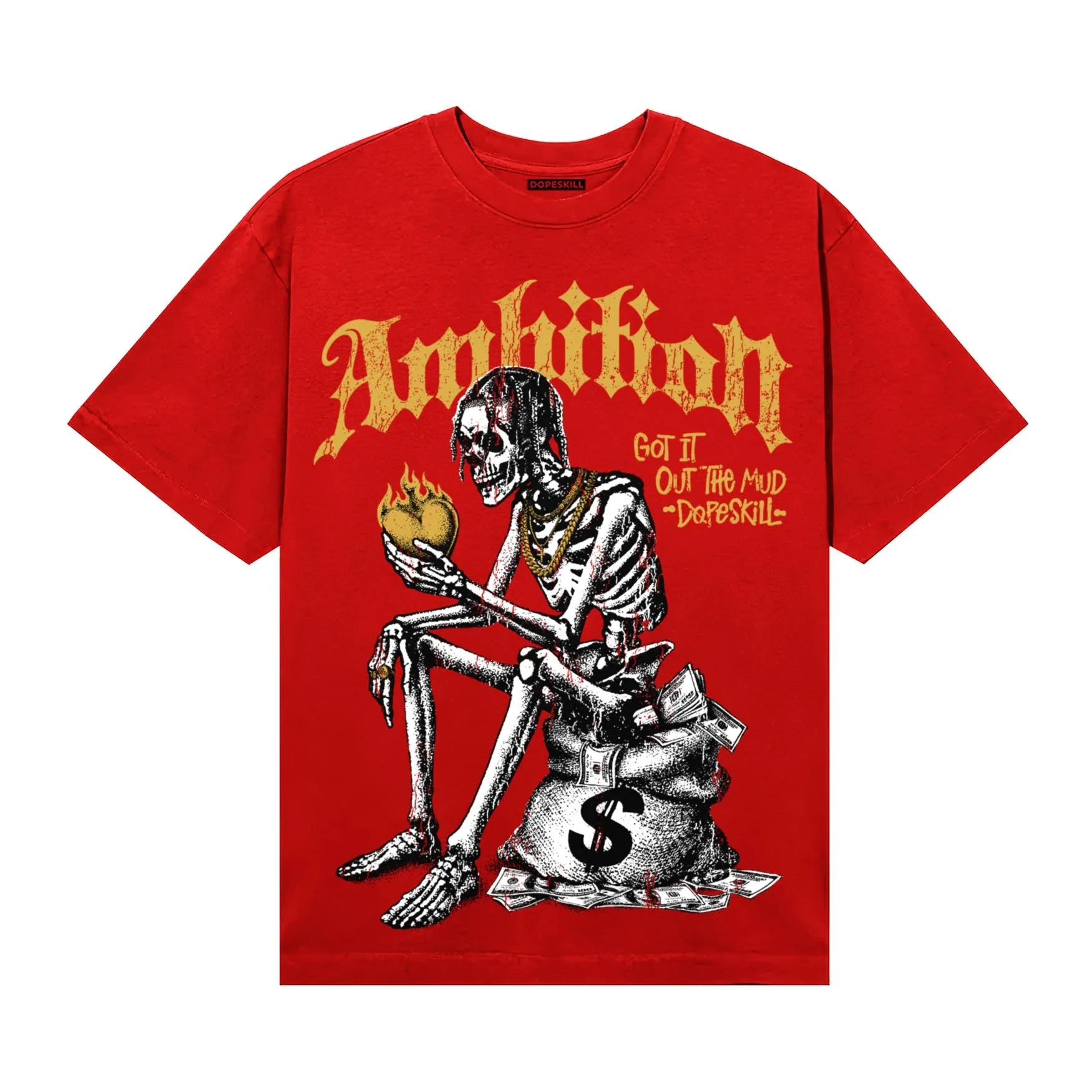 Red Collection DopeSkill T-Shirt Ambition Graphic sold by DopeSkill product image thumbnail 3