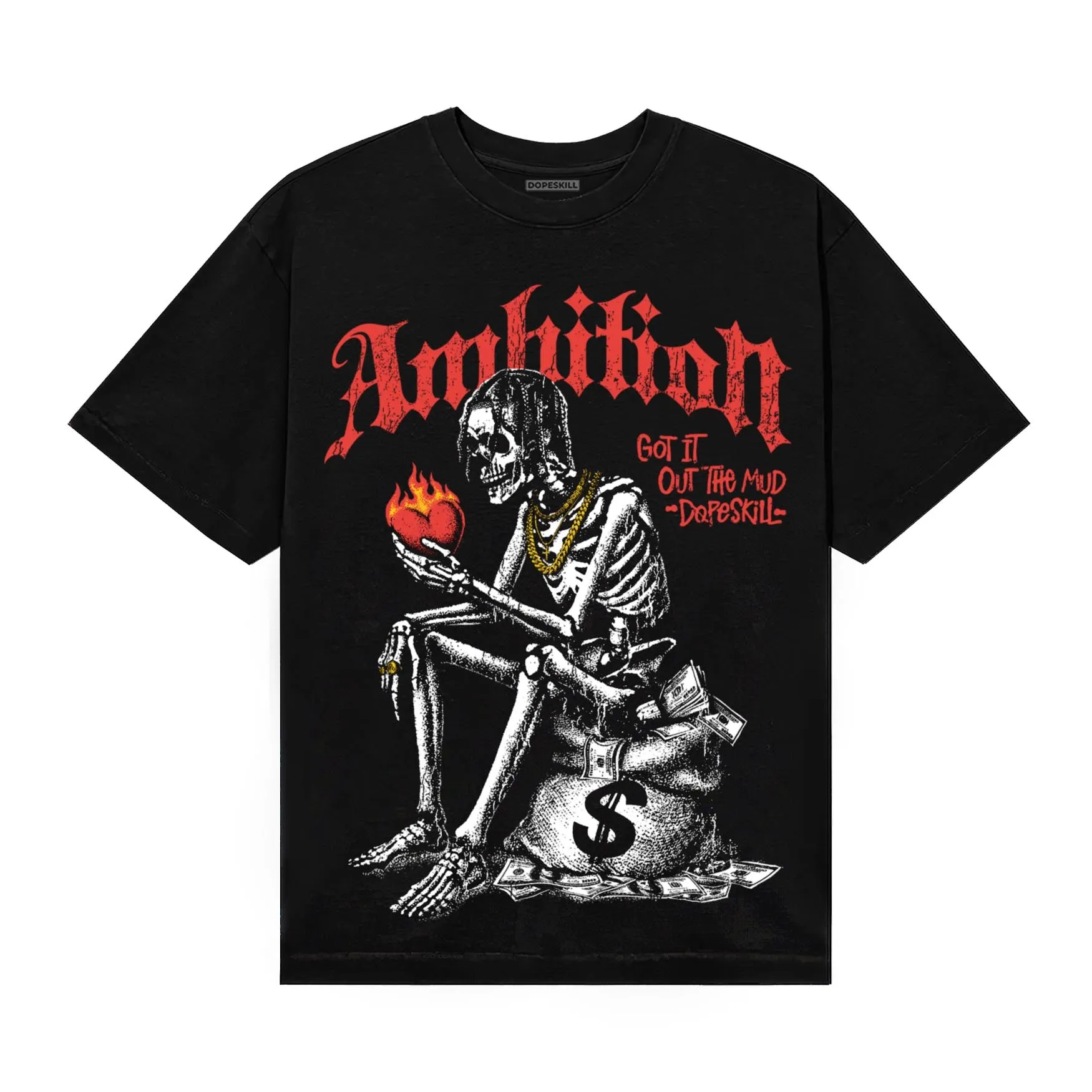 Red Collection DopeSkill T-Shirt Ambition Graphic sold by DopeSkill