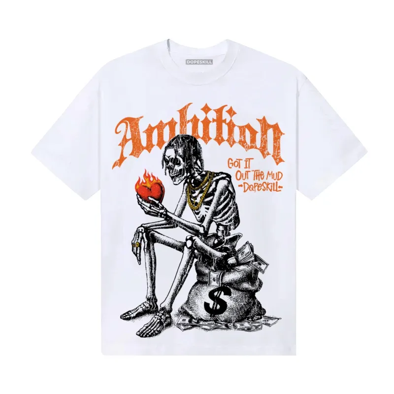 Orange Black White DopeSkill T-Shirt Ambition Graphic sold by DopeSkill