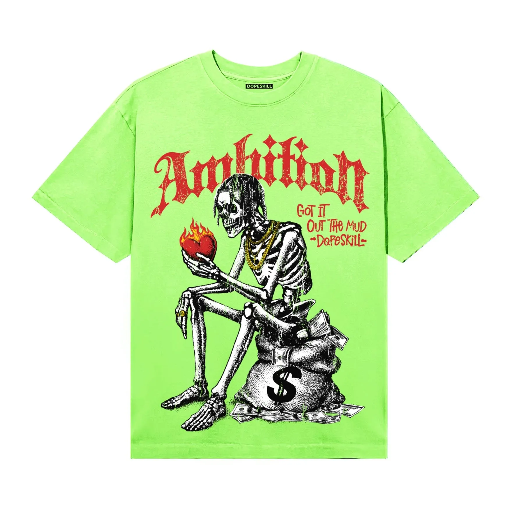 Neon Green Collection DopeSkill T-Shirt Ambition Graphic sold by DopeSkill product image thumbnail 3