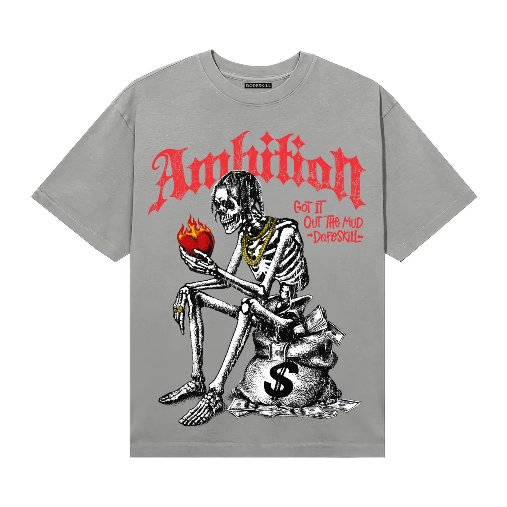 Grey Collection DopeSkill T-Shirt Ambition Graphic sold by DopeSkill product image thumbnail 3