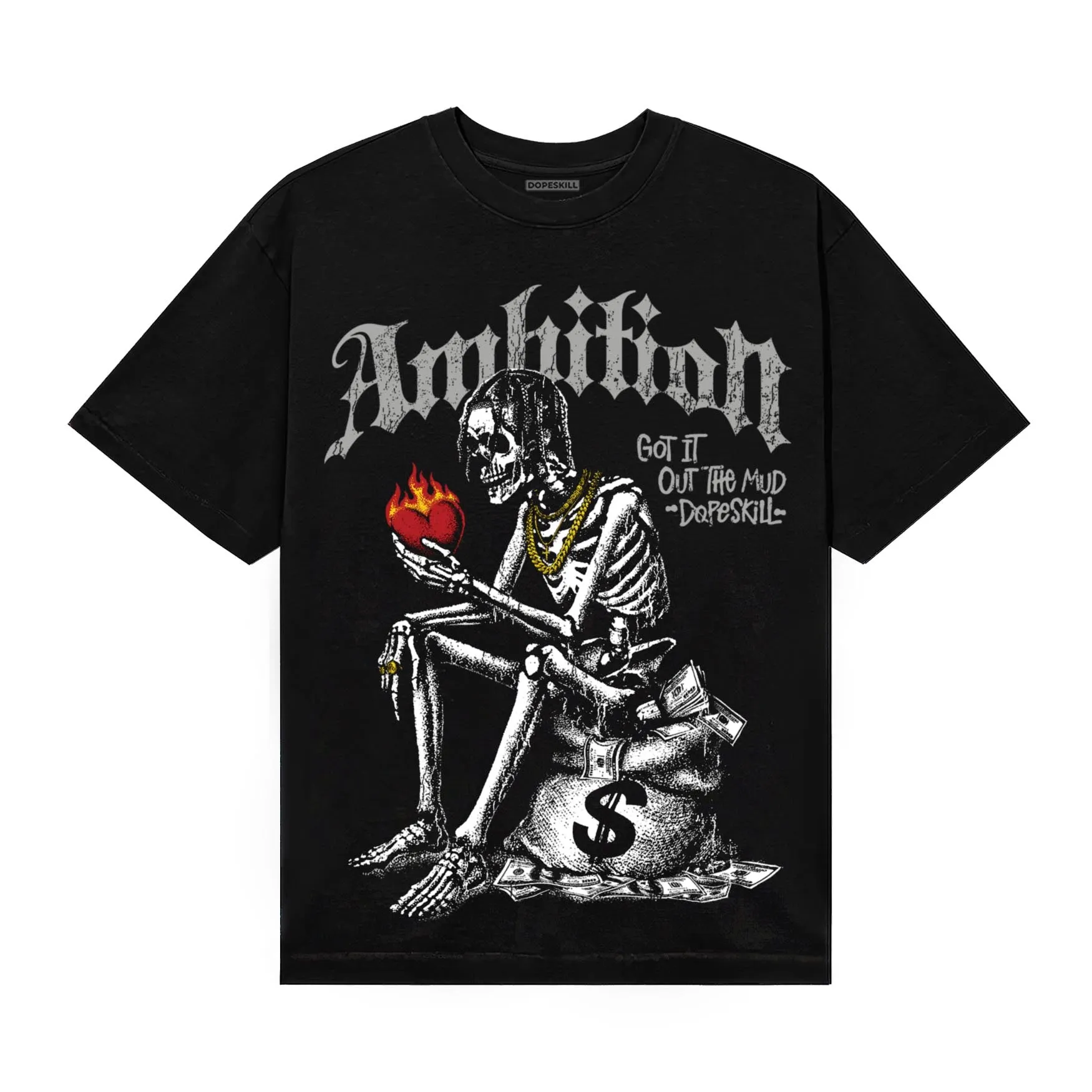Grey Collection DopeSkill T-Shirt Ambition Graphic sold by DopeSkill product image thumbnail 2