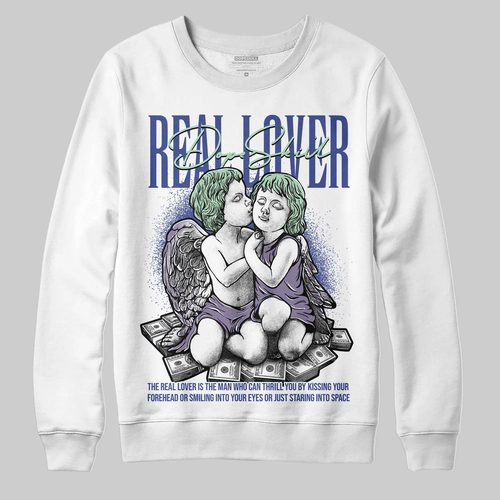 Voodoo Alternate 1s DopeSkill Sweatshirt Real Lover Graphic sold by DopeSkill product image thumbnail 2