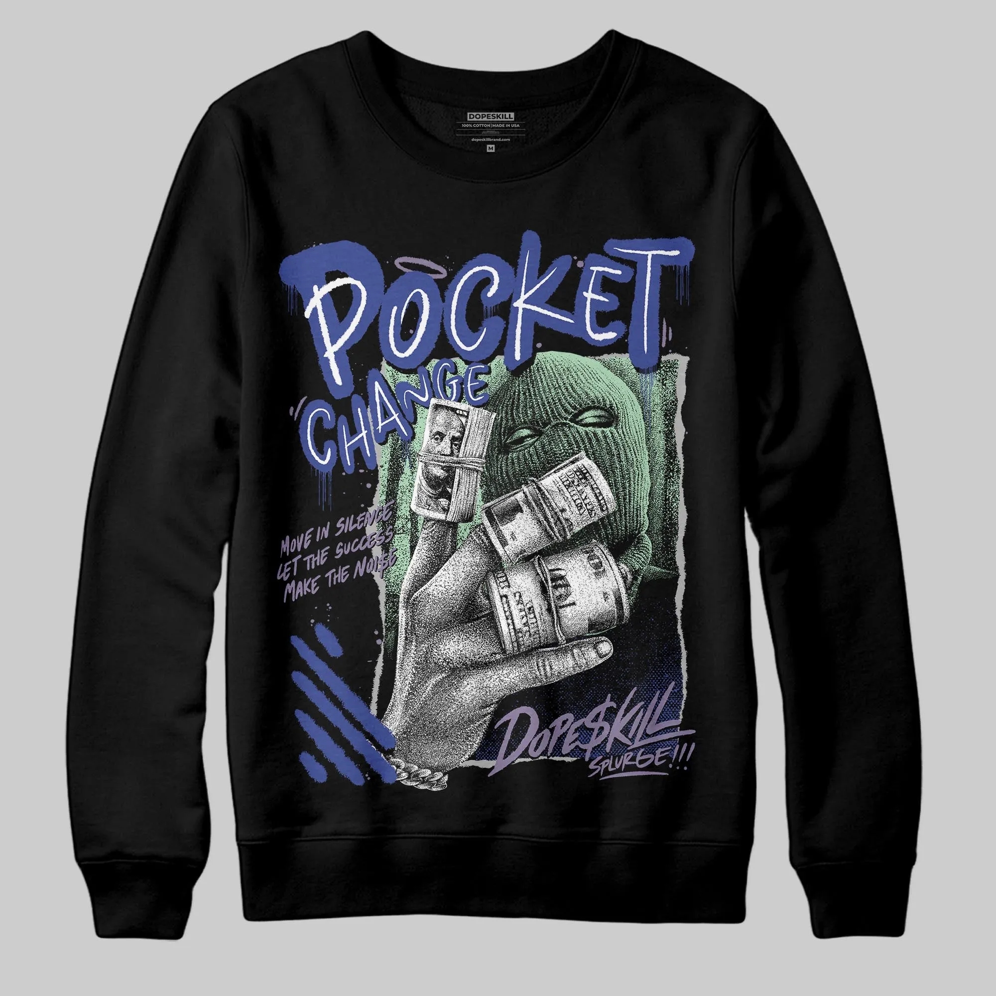 Voodoo Alternate 1s DopeSkill Sweatshirt Pocket Change Graphic sold by DopeSkill