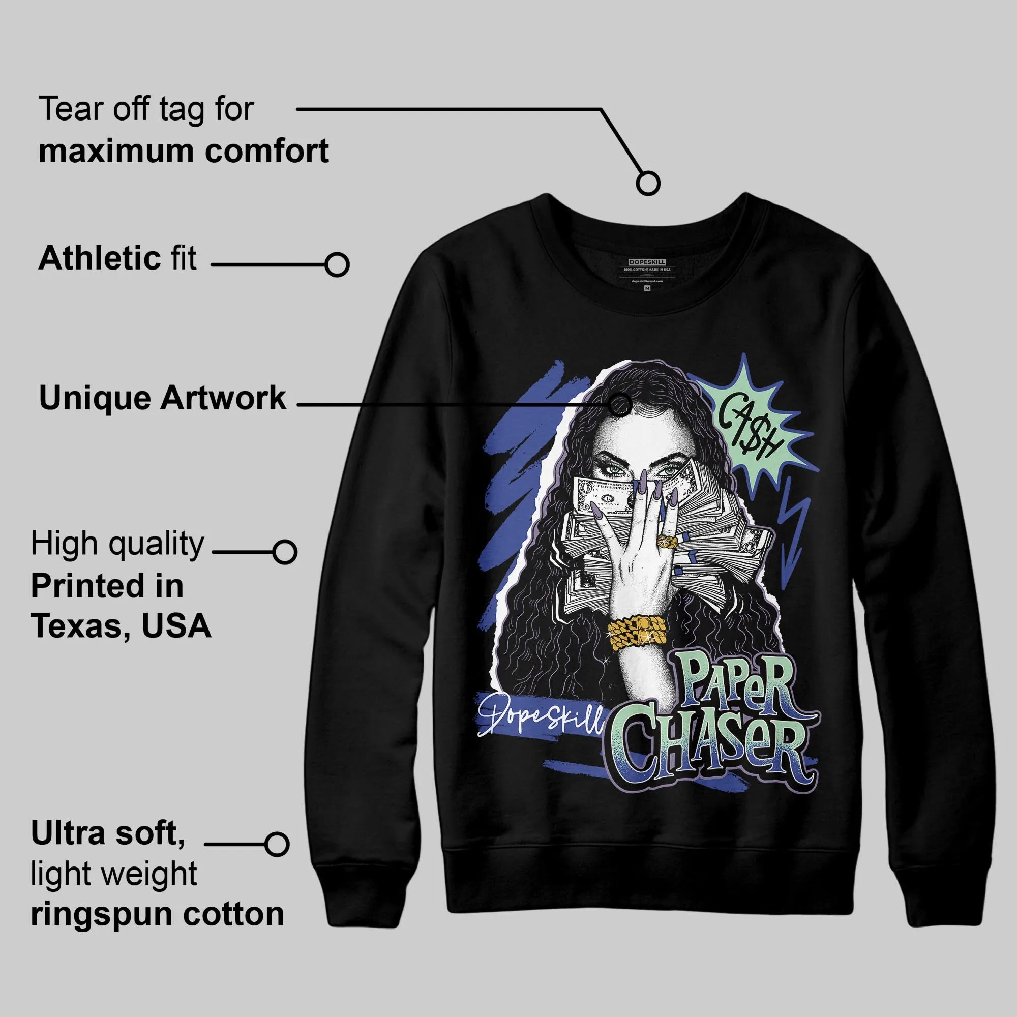 Voodoo Alternate 1s DopeSkill Sweatshirt NPC Graphic sold by DopeSkill product image thumbnail 3