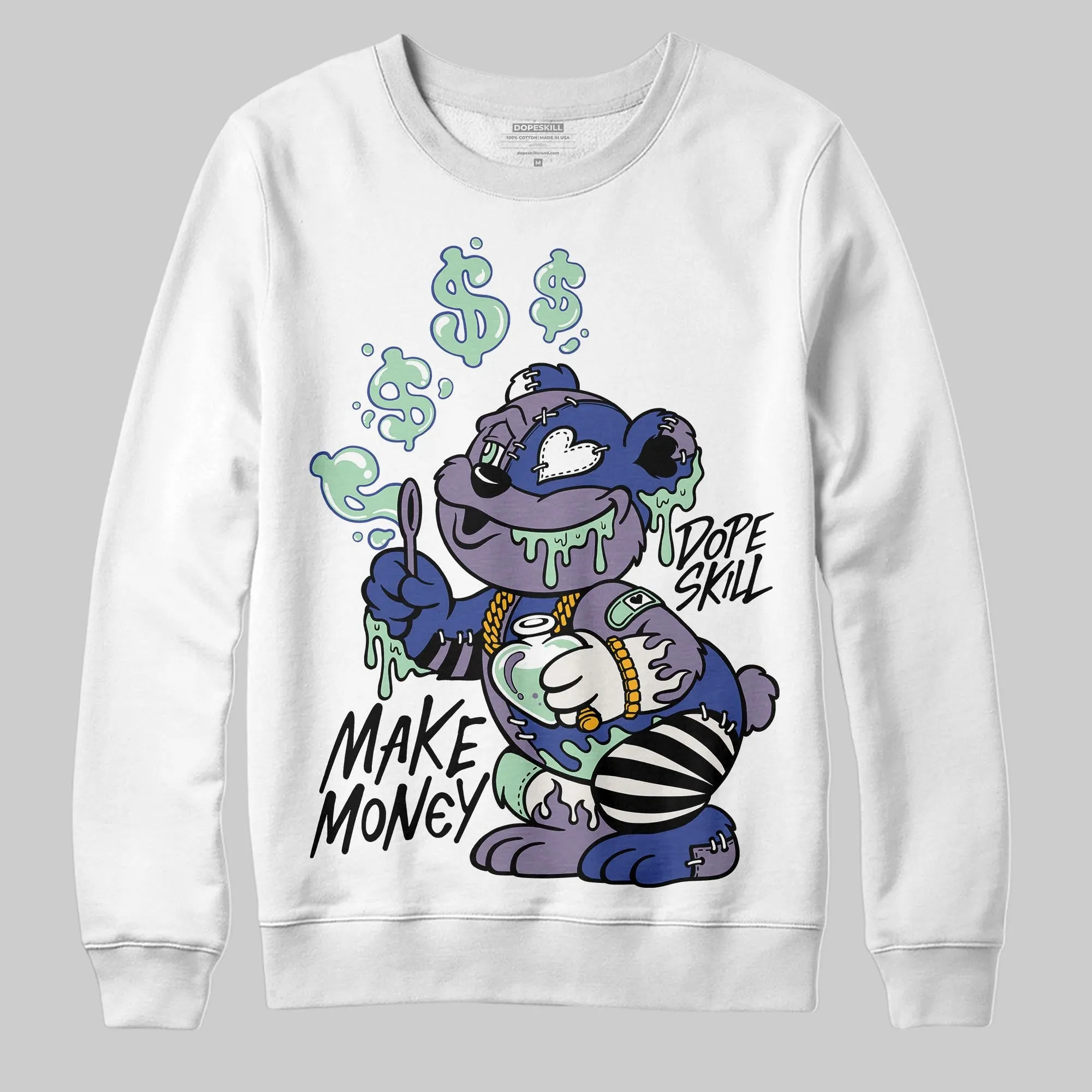 Voodoo Alternate 1s DopeSkill Sweatshirt Make Money Graphic sold by DopeSkill product image thumbnail 2