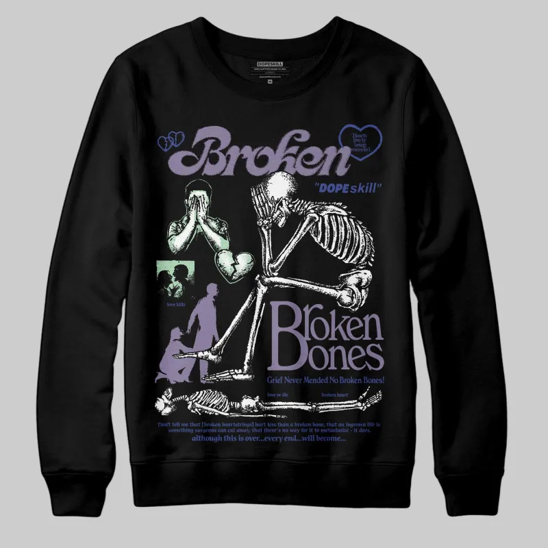 Voodoo Alternate 1s DopeSkill Sweatshirt Broken Bones Graphic sold by DopeSkill