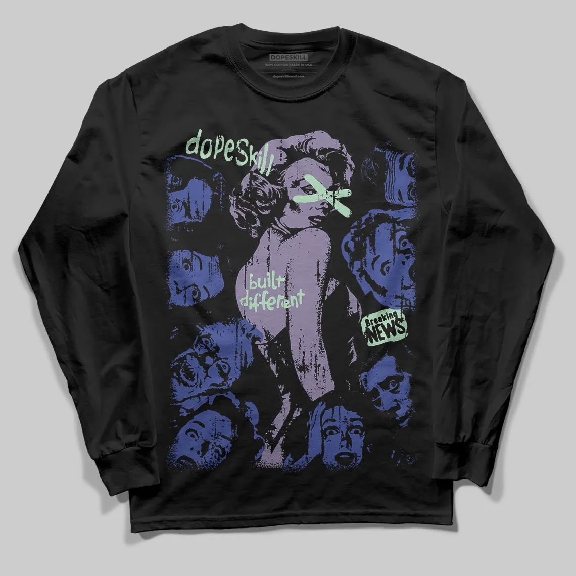 Voodoo Alternate 1s DopeSkill Long Sleeve T-Shirt Built Different Graphic sold by DopeSkill