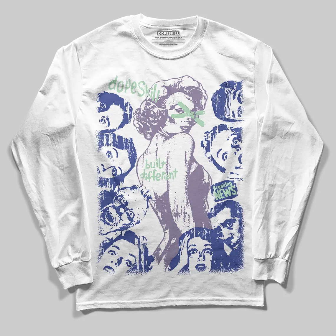 Voodoo Alternate 1s DopeSkill Long Sleeve T-Shirt Built Different Graphic sold by DopeSkill product image thumbnail 2