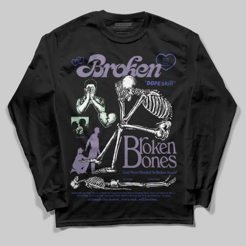 Voodoo Alternate 1s DopeSkill Long Sleeve T-Shirt Broken Bones Graphic sold by DopeSkill