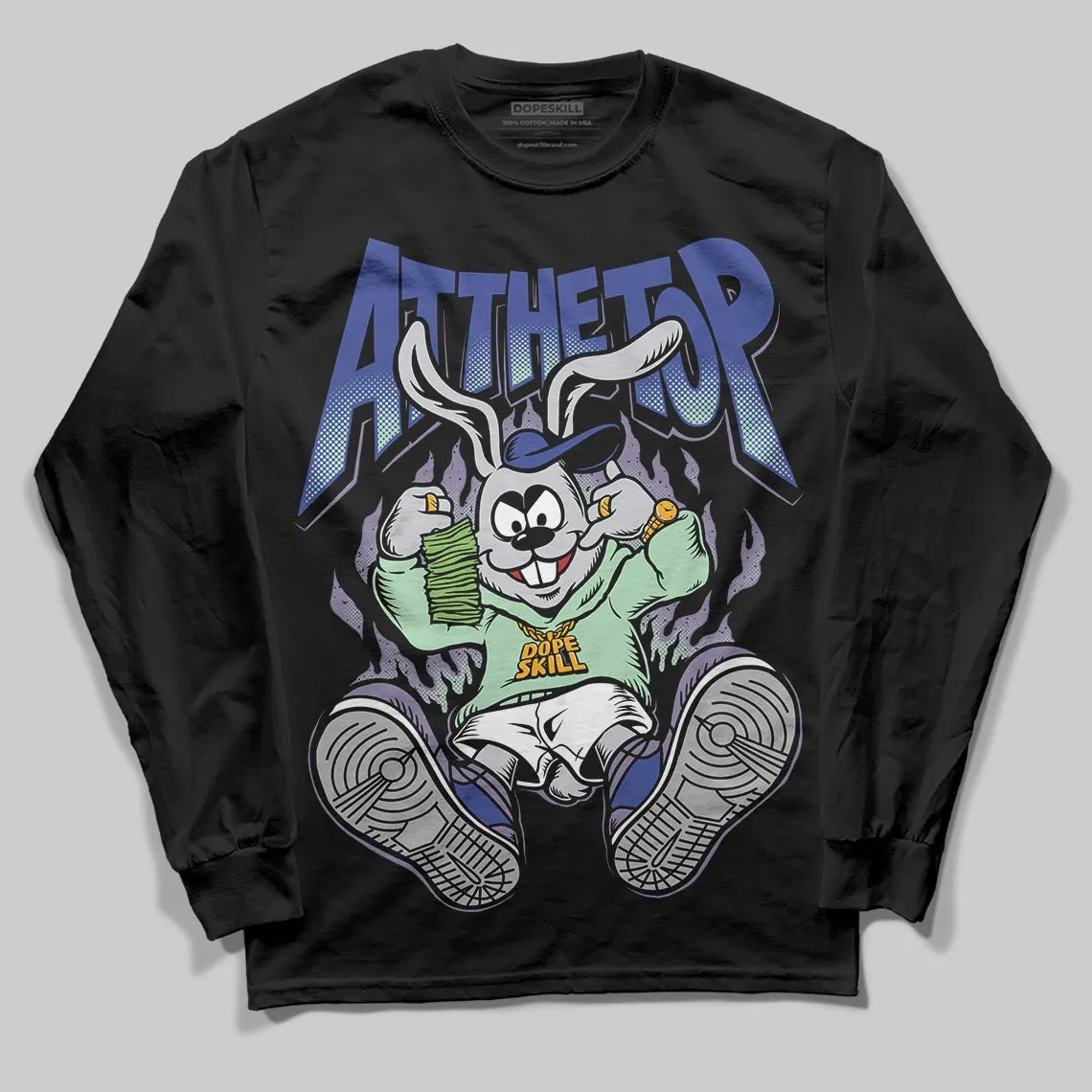 Voodoo Alternate 1s DopeSkill Long Sleeve T-Shirt At The Top Graphic sold by DopeSkill