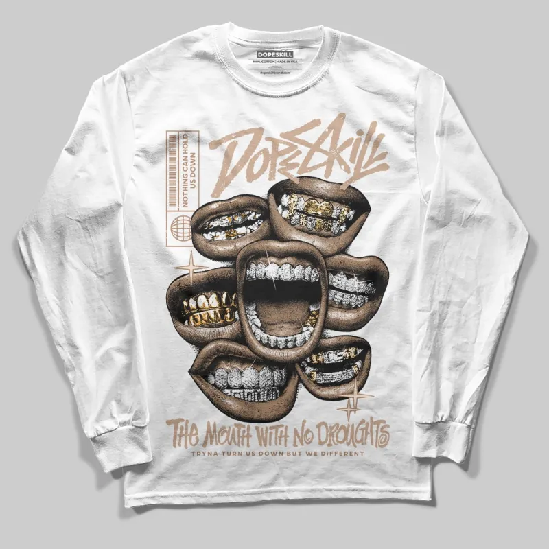 Cozy Girl 4s DopeSkill Long Sleeve T-Shirt The Mouth With No Droughts Graphic sold by DopeSkill