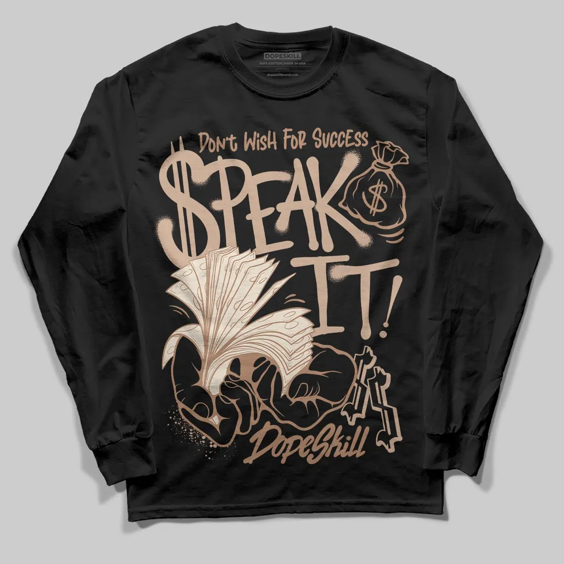 Cozy Girl 4s DopeSkill Long Sleeve T-Shirt Speak It Graphic sold by DopeSkill product image thumbnail 2