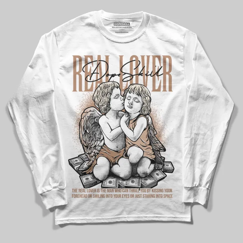 Cozy Girl 4s DopeSkill Long Sleeve T-Shirt Real Lover Graphic sold by DopeSkill
