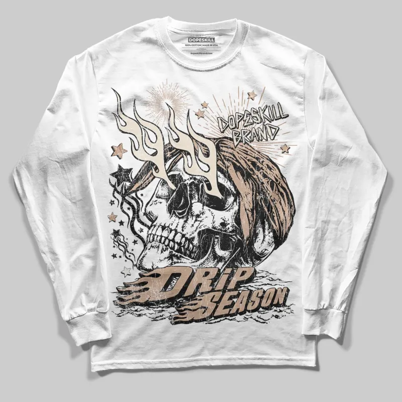 Cozy Girl 4s DopeSkill Long Sleeve T-Shirt Drip Season Graphic sold by DopeSkill