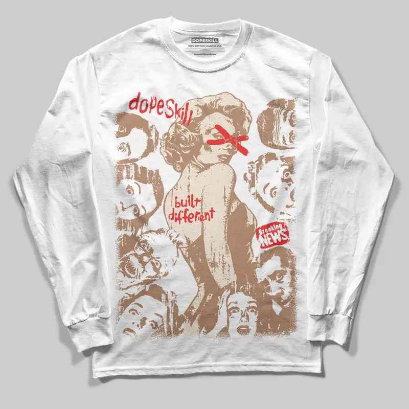 Cozy Girl 4s DopeSkill Long Sleeve T-Shirt Built Different Graphic sold by DopeSkill