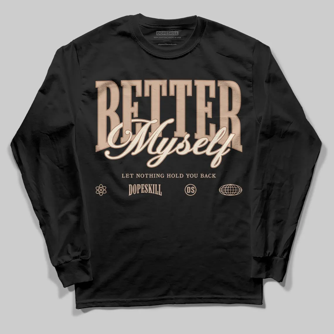 Cozy Girl 4s DopeSkill Long Sleeve T-Shirt Better Myself Graphic sold by DopeSkill product image thumbnail 2