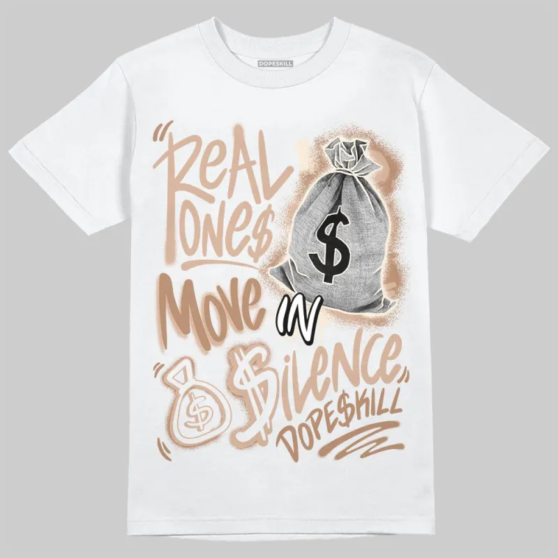 Cozy Girl 4s DopeSkill T-Shirt Real Ones Move In Silence Graphic sold by DopeSkill