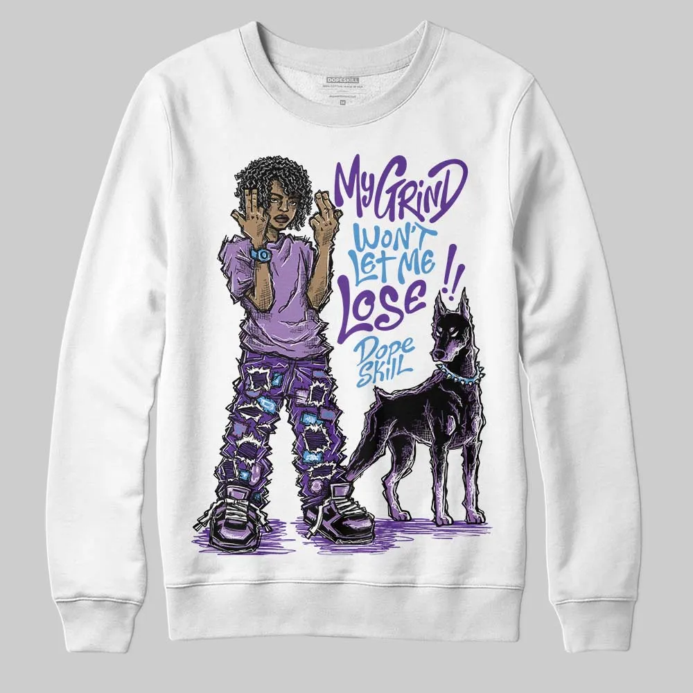 PURPLE Collection DopeSkill Sweatshirt My Grind Won't Let Me Lose Graphic sold by DopeSkill product image thumbnail 2