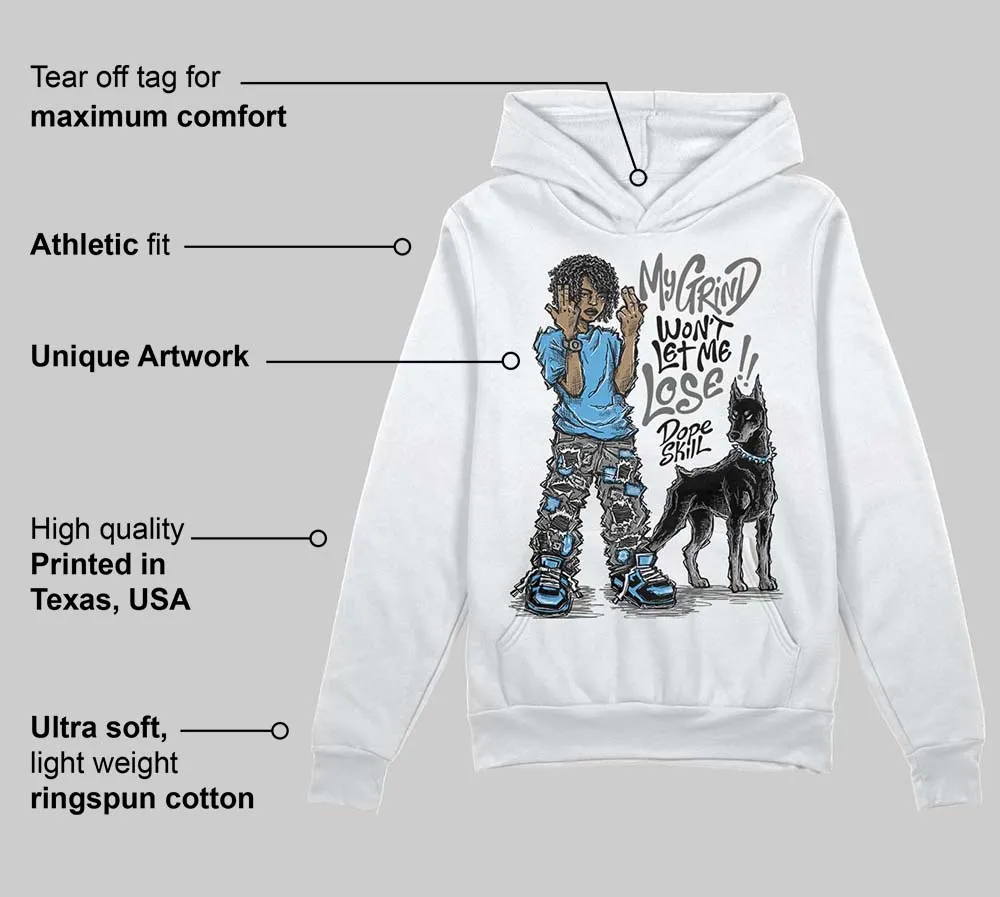 Grey Collection DopeSkill Hoodie Sweatshirt My Grind Won't Let Me Lose Graphic sold by DopeSkill product image thumbnail 3
