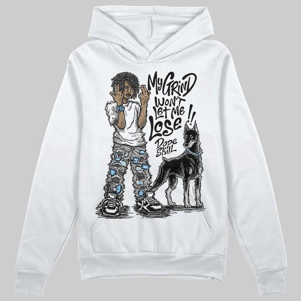 Black and White Collection DopeSkill Hoodie Sweatshirt My Grind Won't Let Me Lose Graphic sold by DopeSkill product image thumbnail 2