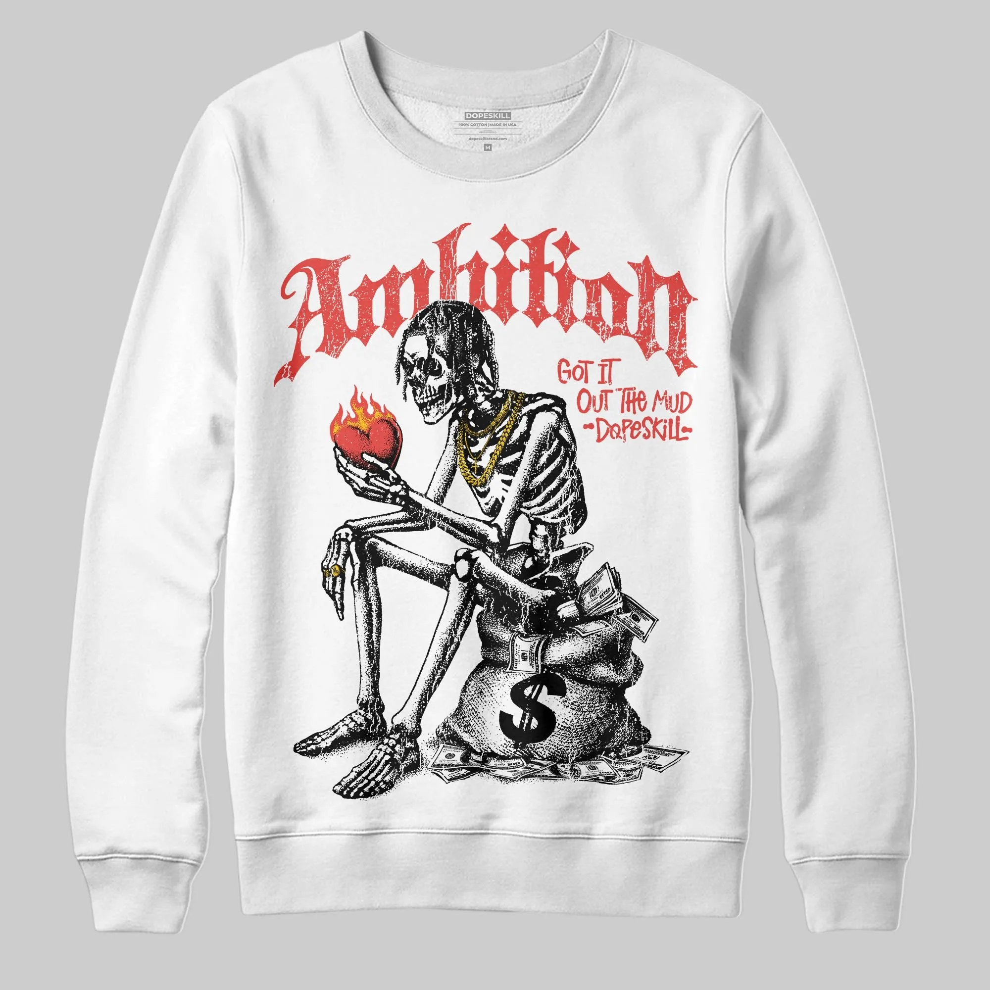 Red Collection DopeSkill Sweatshirt Ambition Graphic sold by DopeSkill product image thumbnail 2