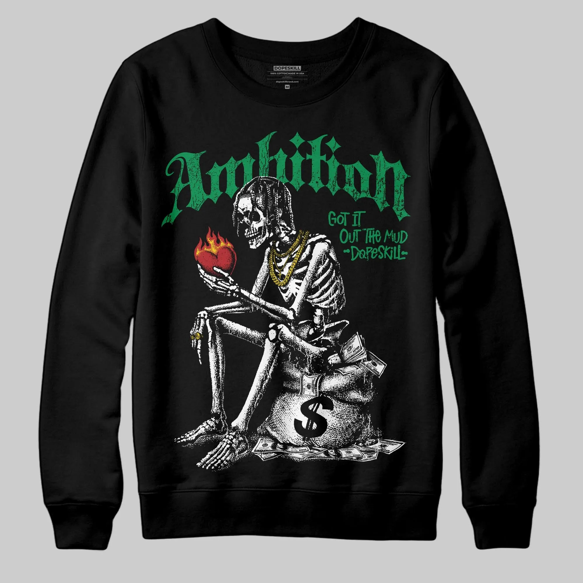 Green Collection DopeSkill Sweatshirt Ambition Graphic sold by DopeSkill product image thumbnail 2