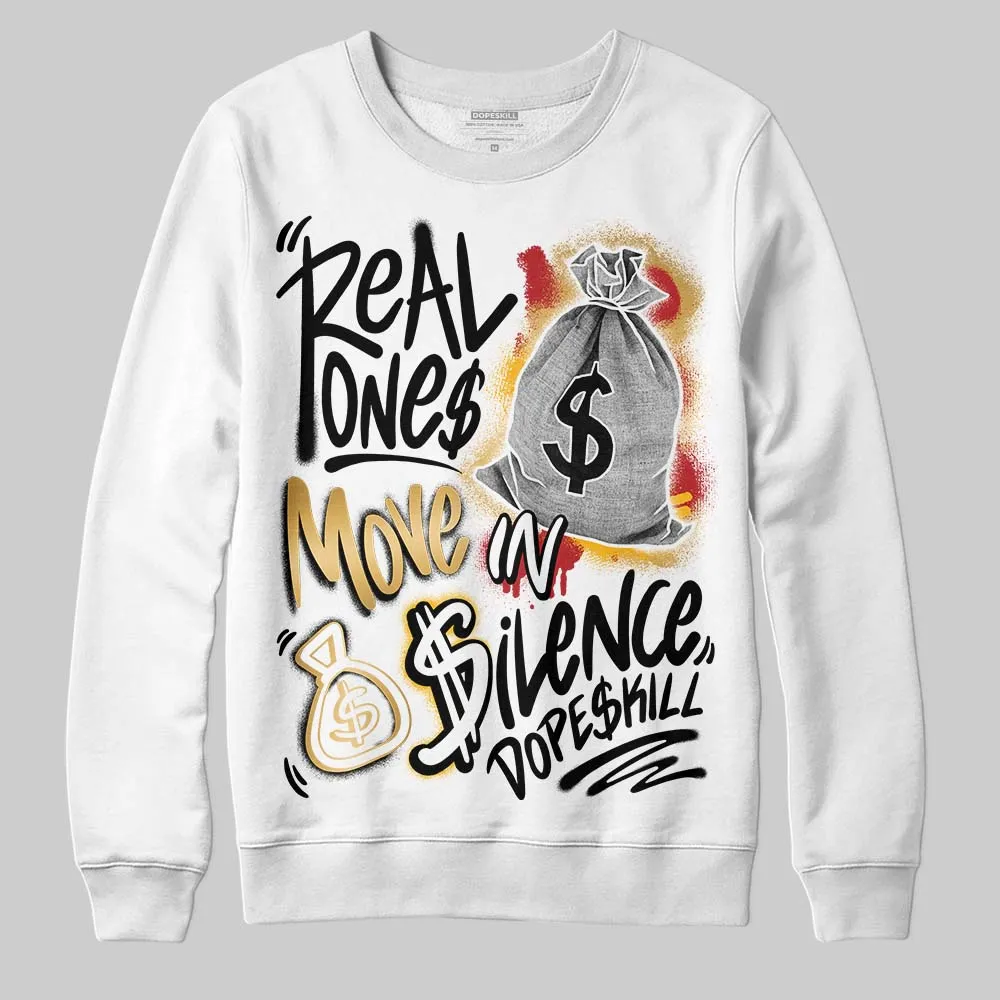 Taxi 12s 2025 DopeSkill Sweatshirt Real Ones Move In Silence Graphic sold by DopeSkill product image thumbnail 2