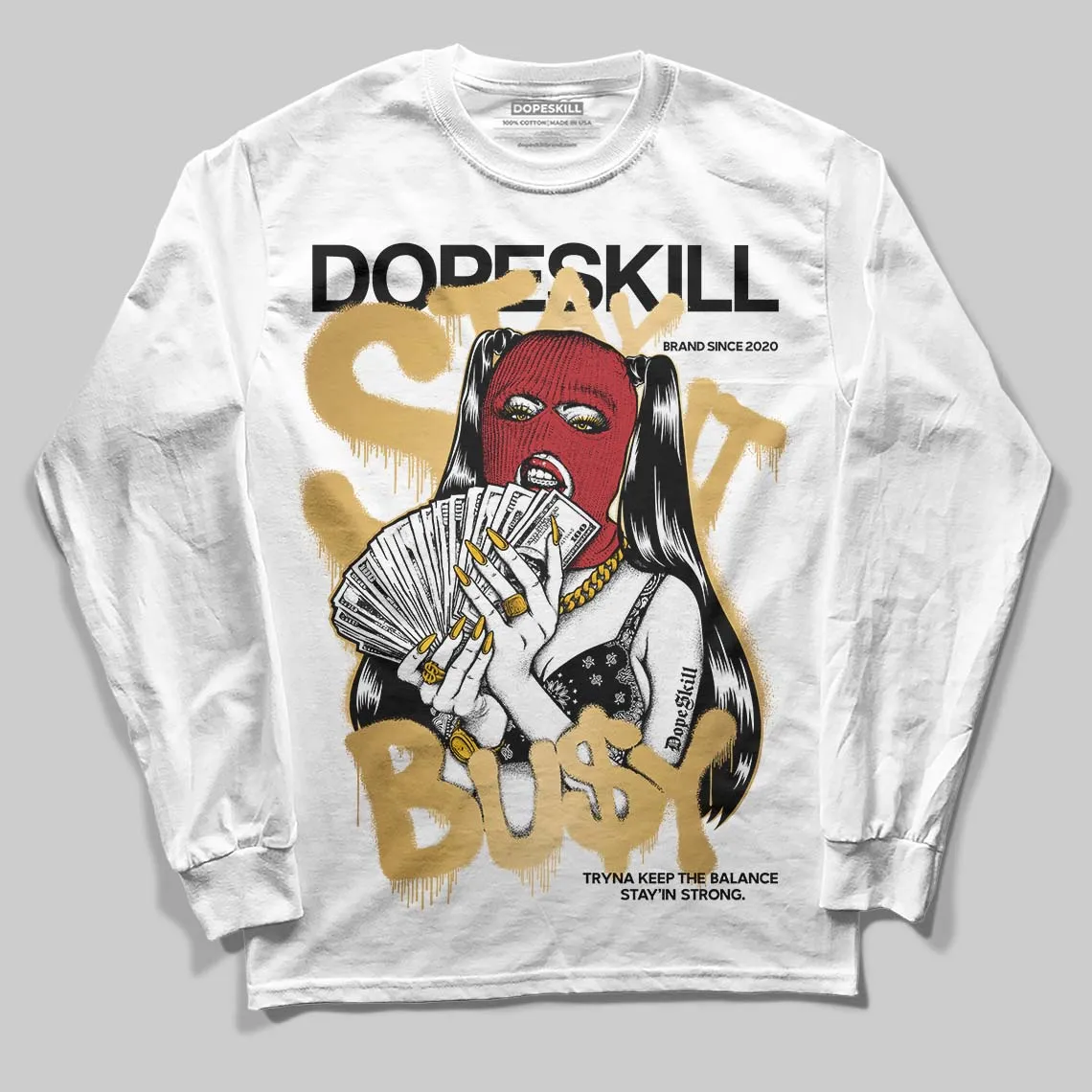 Taxi 12s 2025 DopeSkill Long Sleeve T-Shirt Stay It Busy Graphic sold by DopeSkill product image thumbnail 2