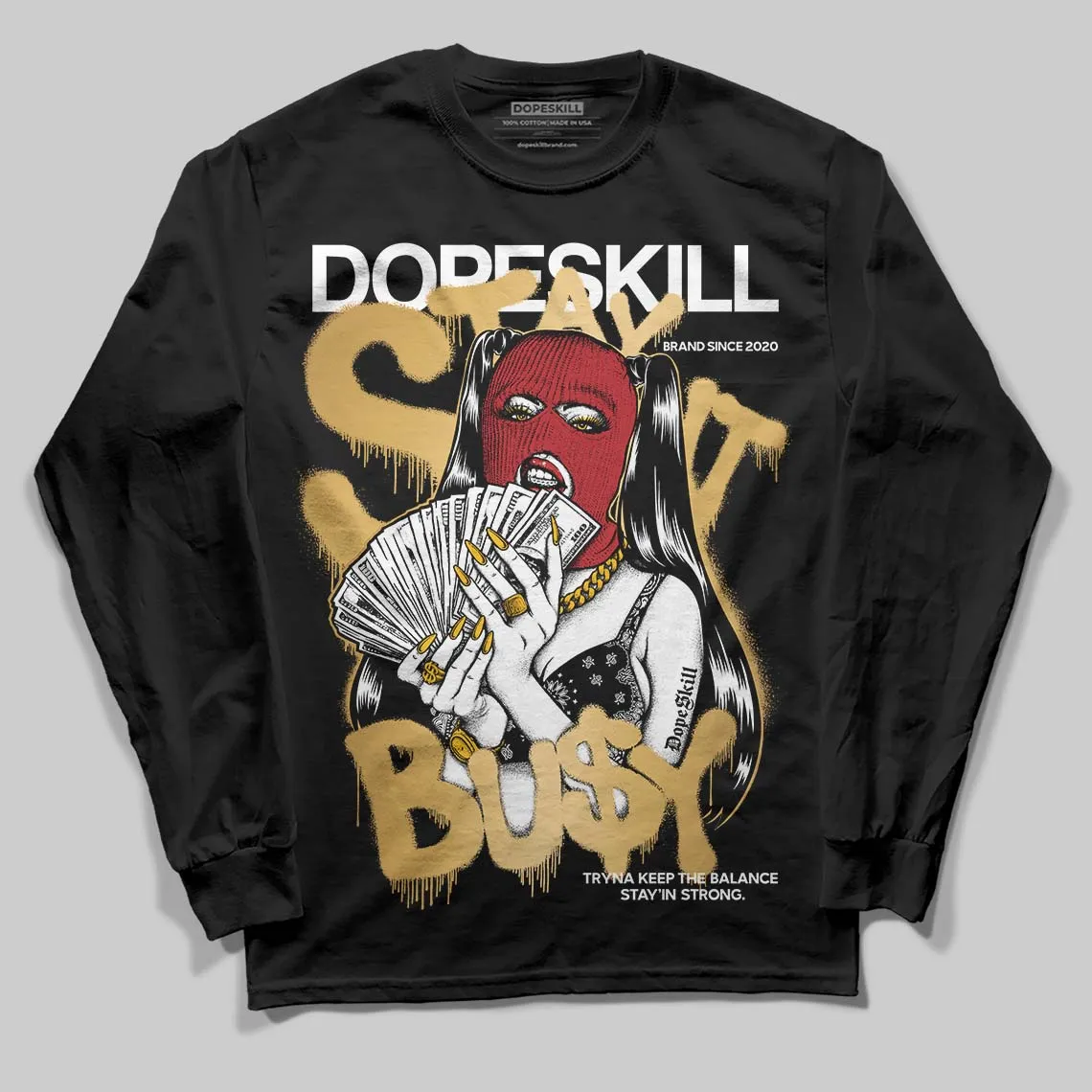 Taxi 12s 2025 DopeSkill Long Sleeve T-Shirt Stay It Busy Graphic sold by DopeSkill
