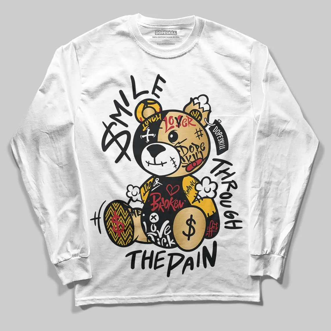 Taxi 12s 2025 DopeSkill Long Sleeve T-Shirt Smile Through The Pain Graphic sold by DopeSkill product image thumbnail 2