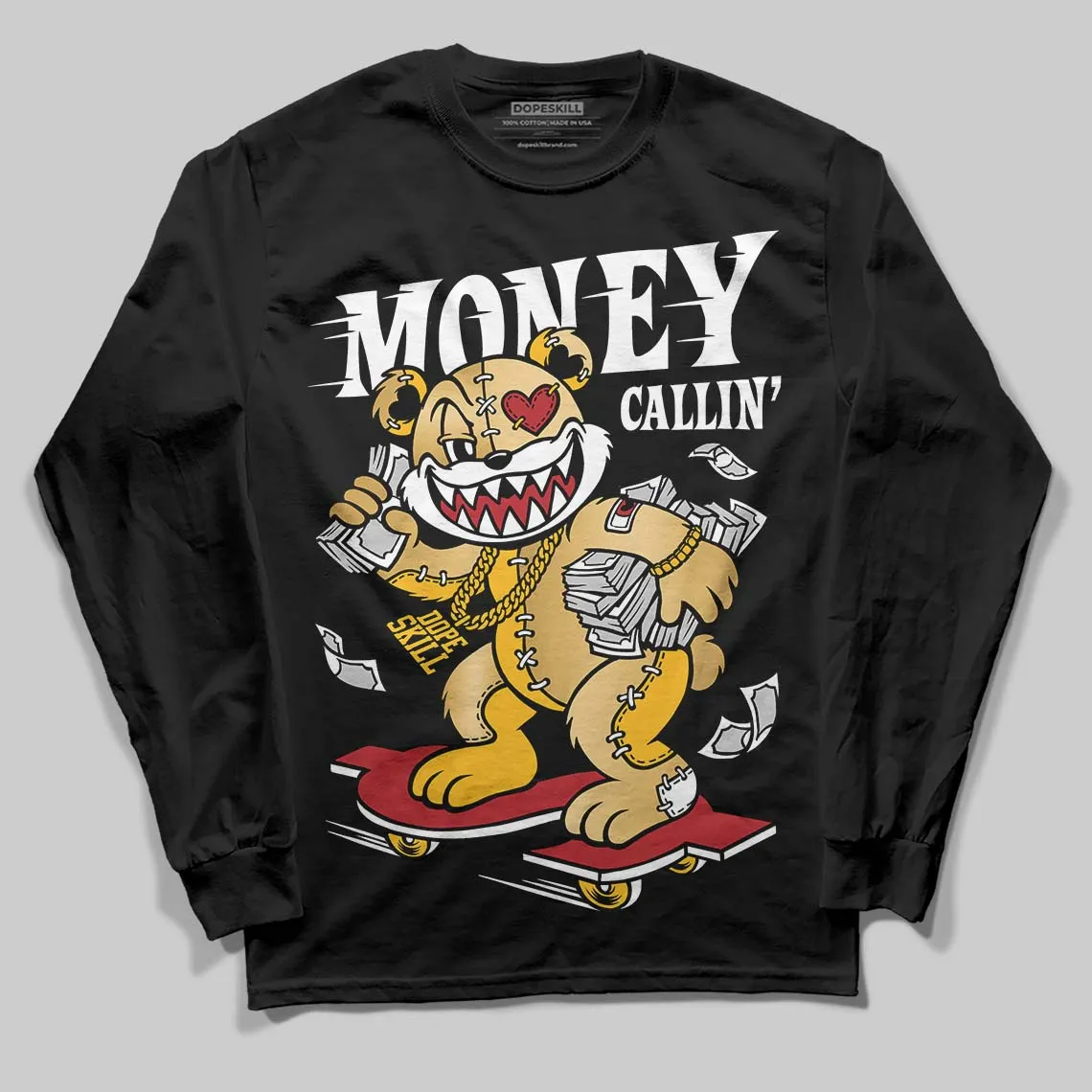 Taxi 12s 2025 DopeSkill Long Sleeve T-Shirt Money Callin' Graphic sold by DopeSkill