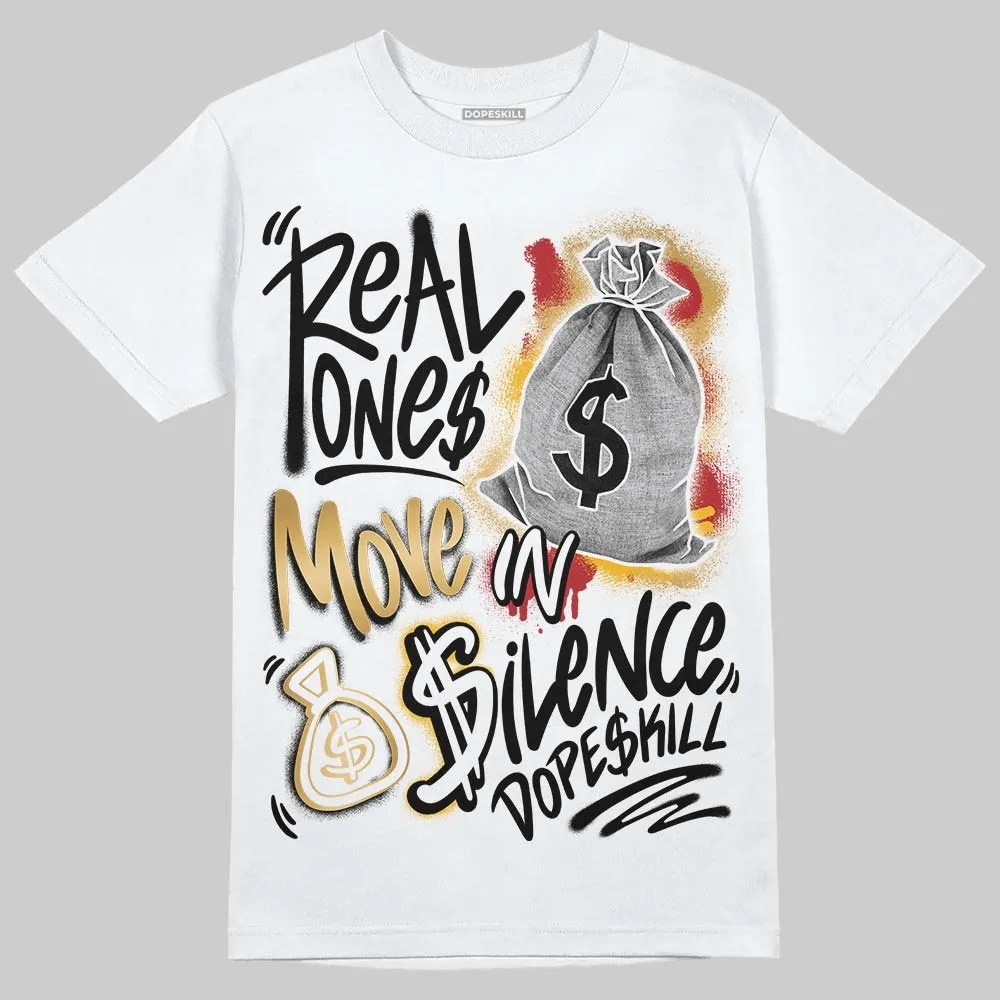 Taxi 12s 2025 DopeSkill T-Shirt Real Ones Move In Silence Graphic sold by DopeSkill product image thumbnail 2