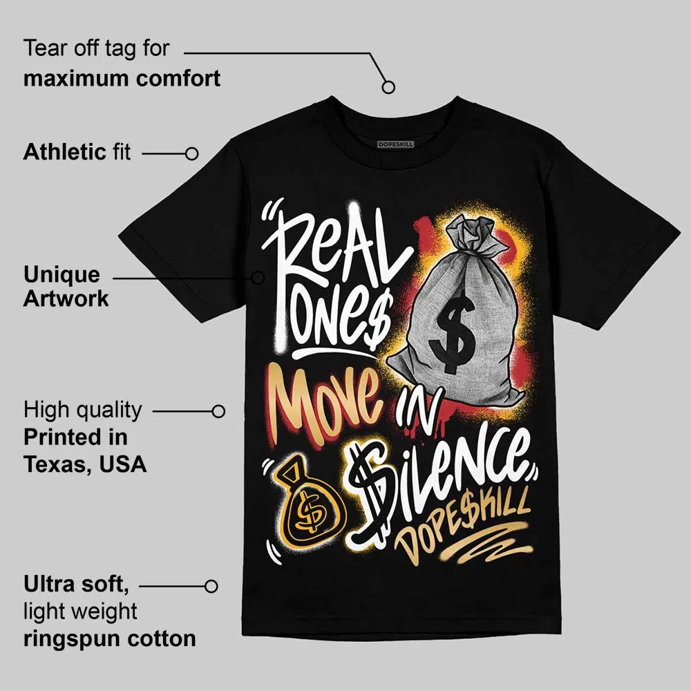 Taxi 12s 2025 DopeSkill T-Shirt Real Ones Move In Silence Graphic sold by DopeSkill product image thumbnail 3