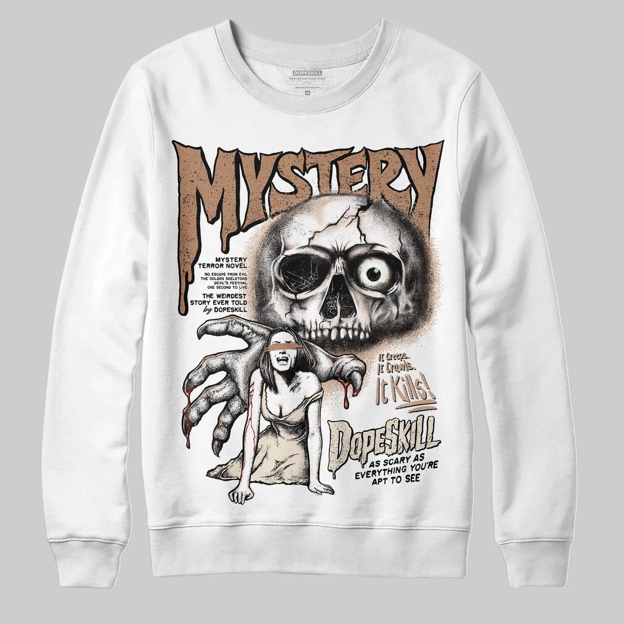 Cozy Girl 4s DopeSkill Sweatshirt Mystery Ghostly Grasp Graphic sold by DopeSkill