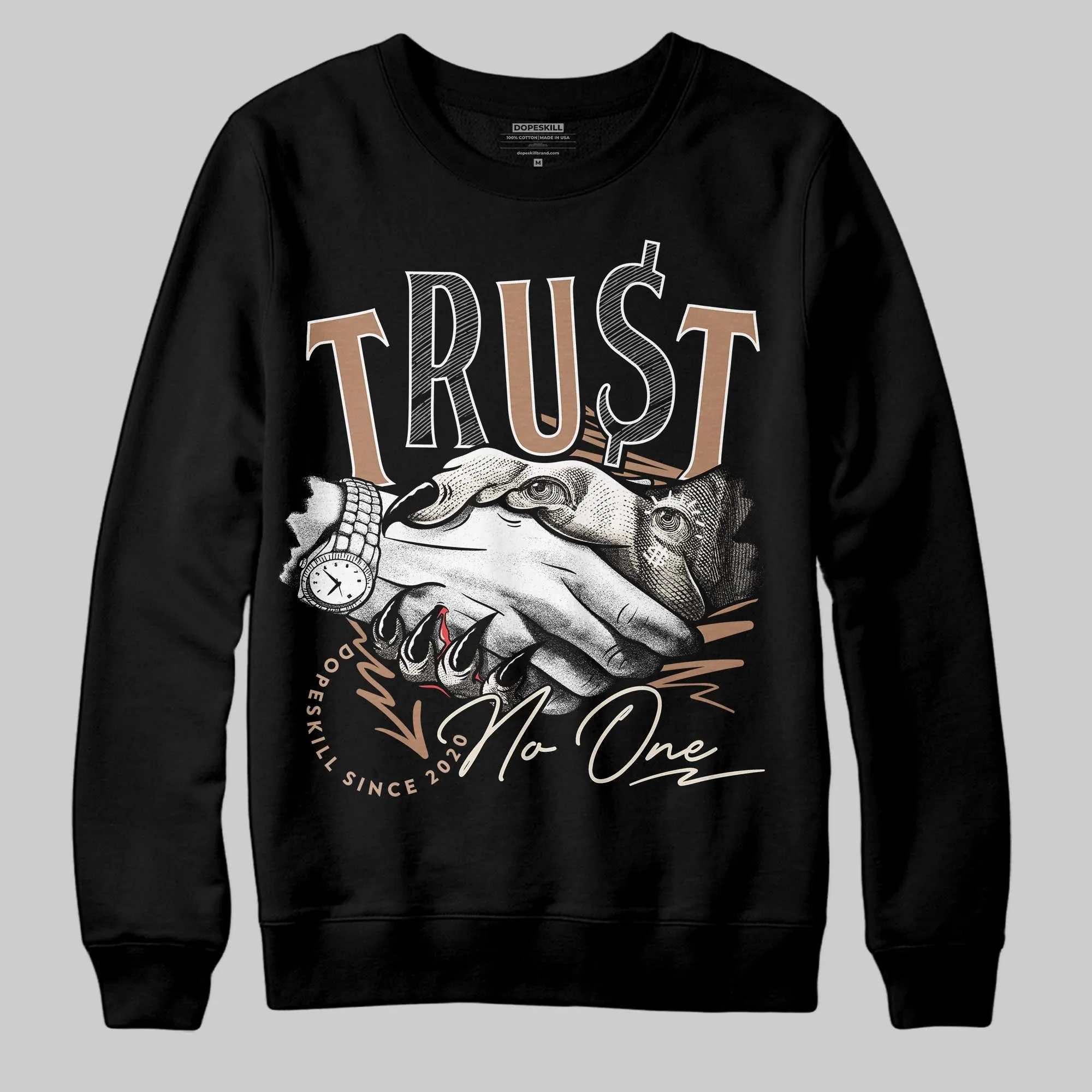 Cozy Girl 4s DopeSkill Sweatshirt Trust No One Graphic sold by DopeSkill product image thumbnail 2