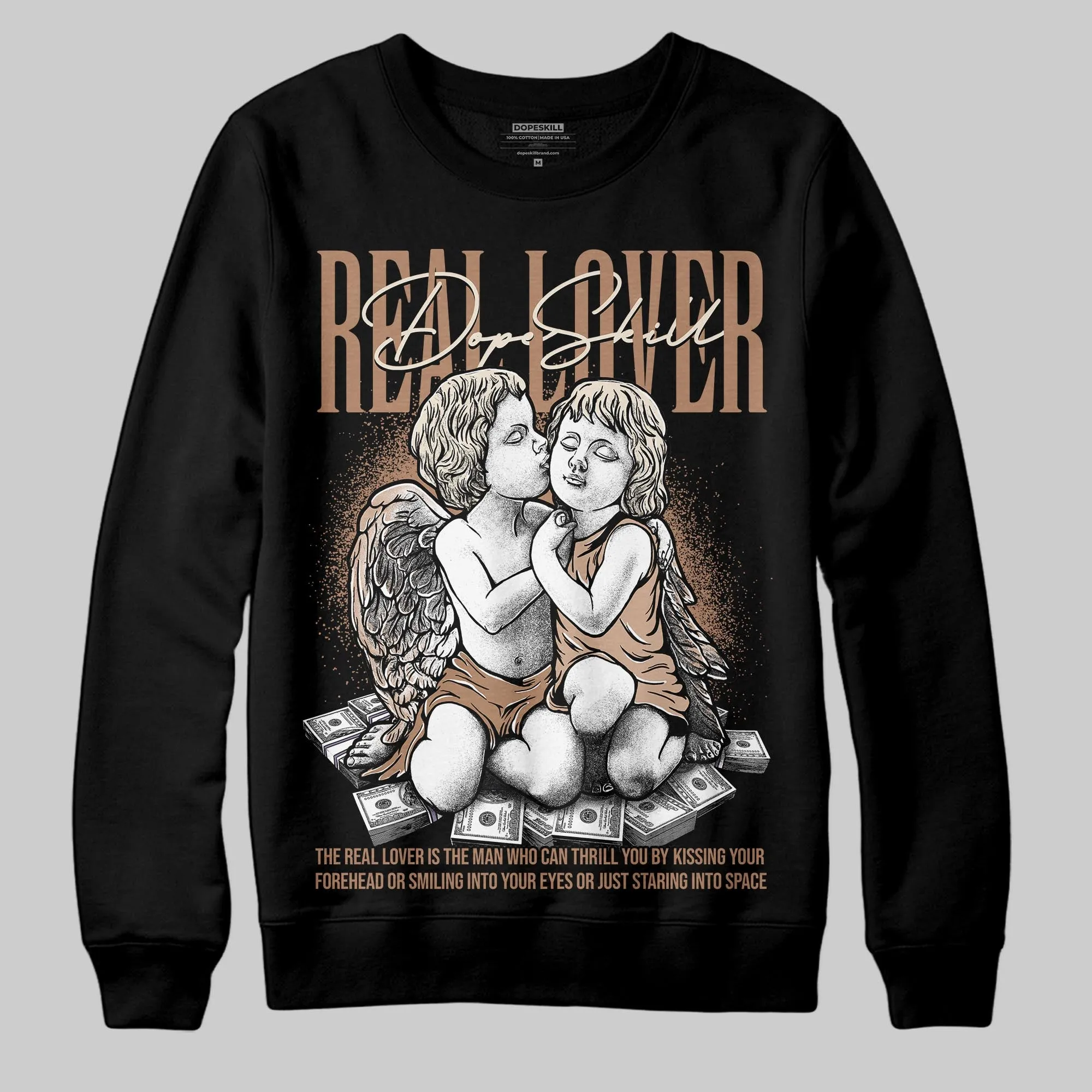 Cozy Girl 4s DopeSkill Sweatshirt Real Lover Graphic sold by DopeSkill product image thumbnail 2
