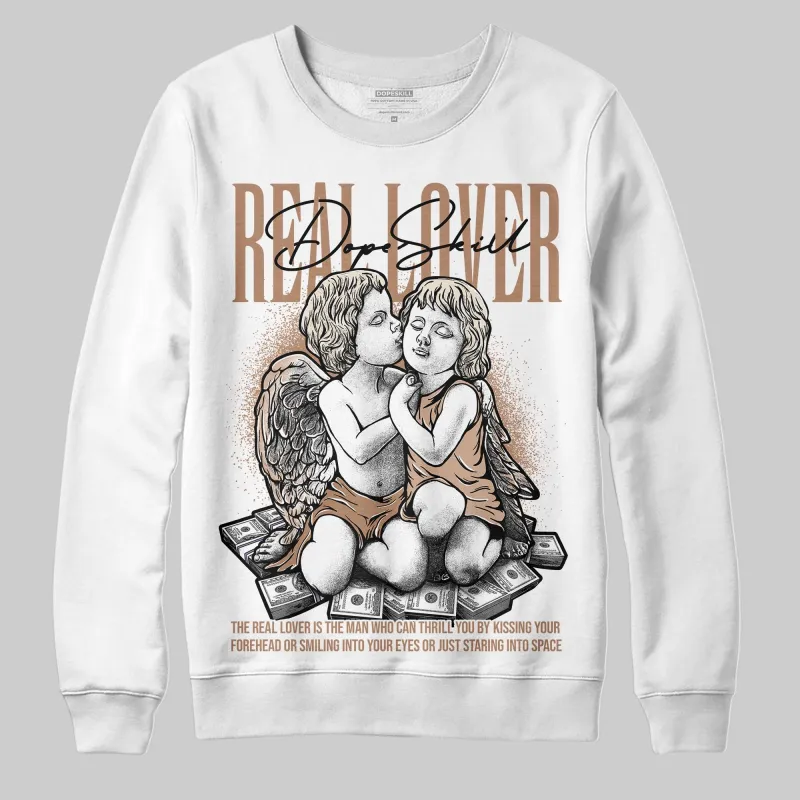 Cozy Girl 4s DopeSkill Sweatshirt Real Lover Graphic sold by DopeSkill