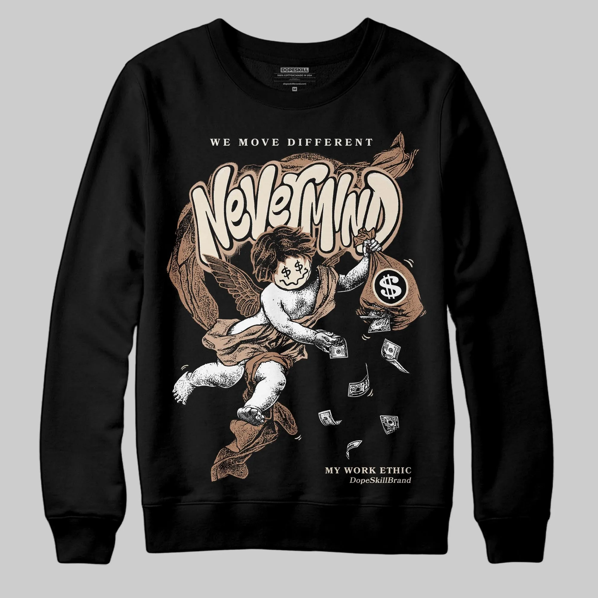 Cozy Girl 4s DopeSkill Sweatshirt Nevermind Graphic sold by DopeSkill product image thumbnail 2