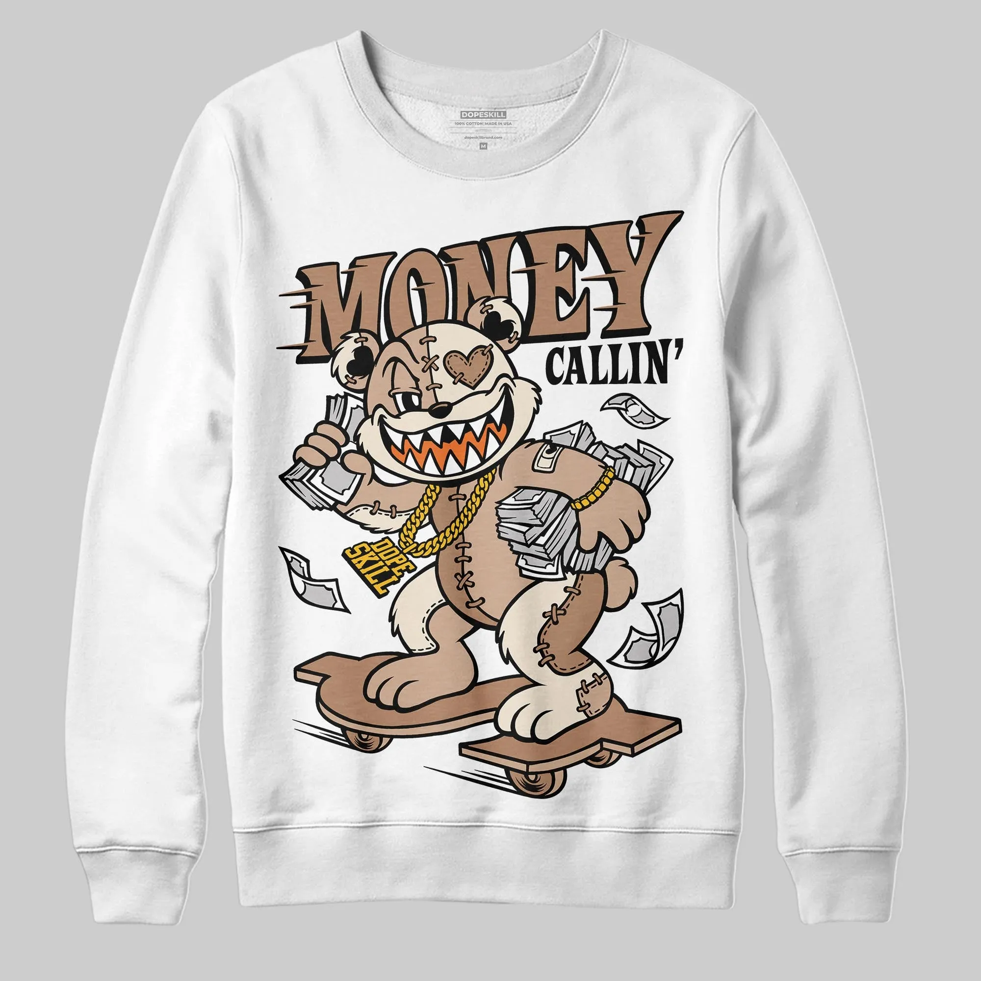 Cozy Girl 4s DopeSkill Sweatshirt Money Callin' Graphic sold by DopeSkill