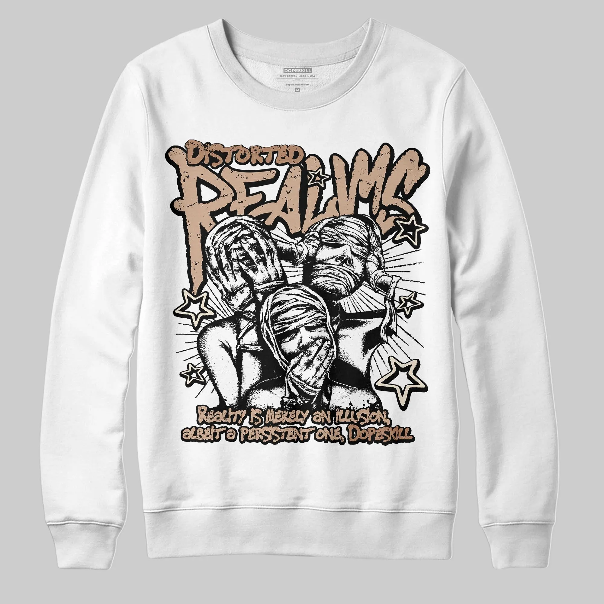 Cozy Girl 4s DopeSkill Sweatshirt Distorted Realms Graphic sold by DopeSkill