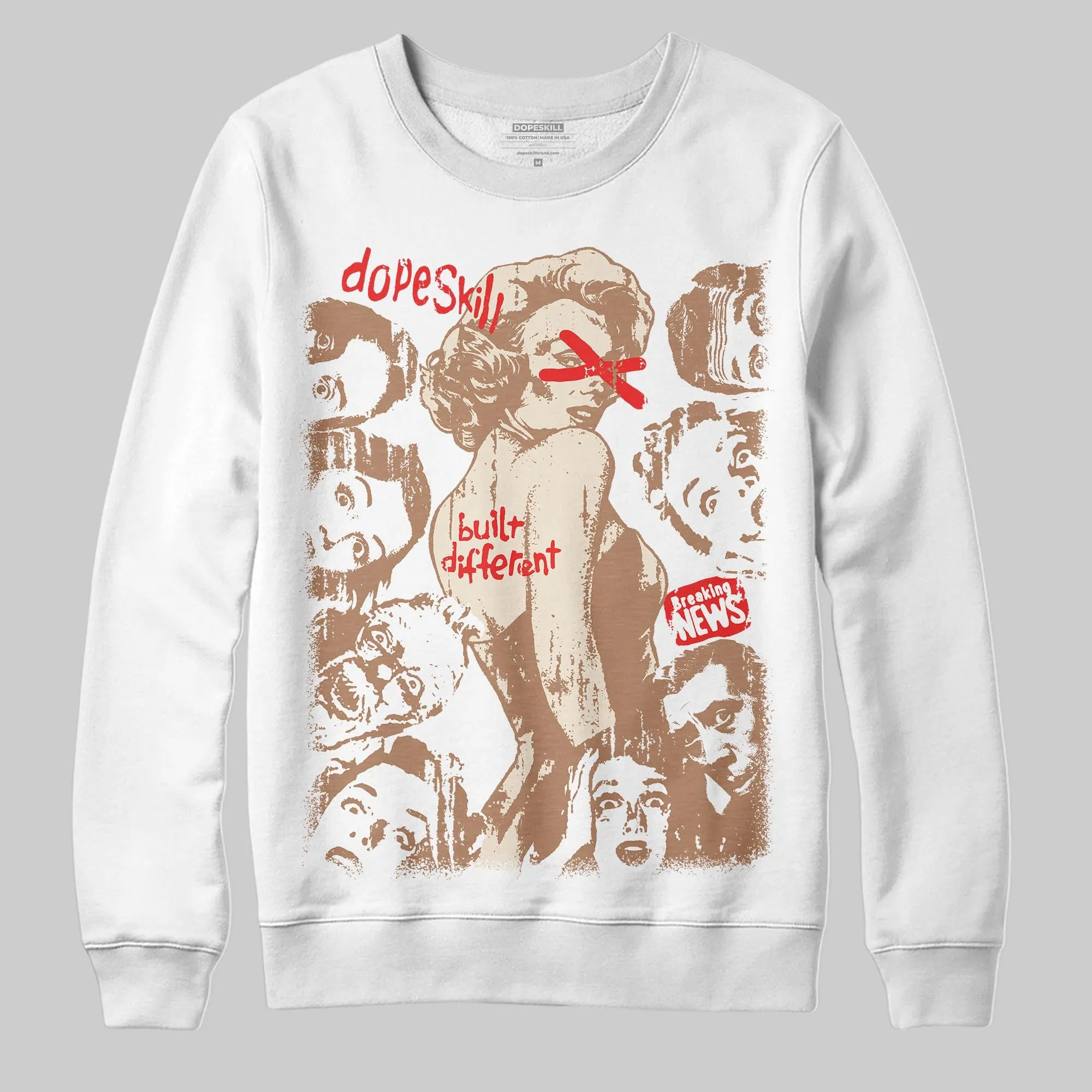 Cozy Girl 4s DopeSkill Sweatshirt Built Different Graphic sold by DopeSkill