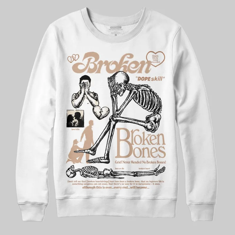 Cozy Girl 4s DopeSkill Sweatshirt Broken Bones Graphic sold by DopeSkill