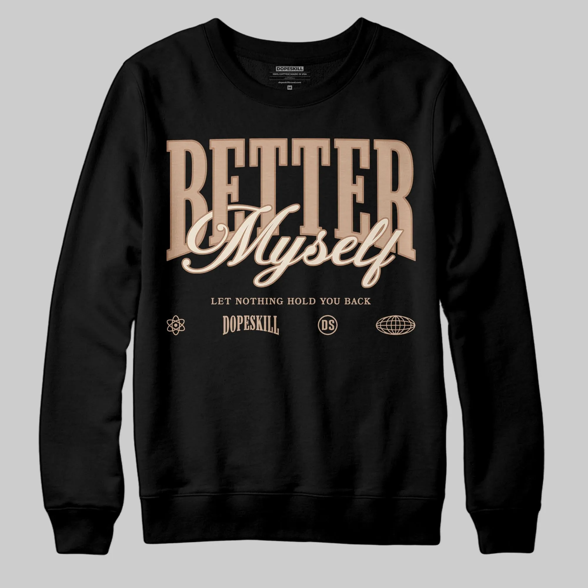 Cozy Girl 4s DopeSkill Sweatshirt Better Myself Graphic sold by DopeSkill product image thumbnail 2