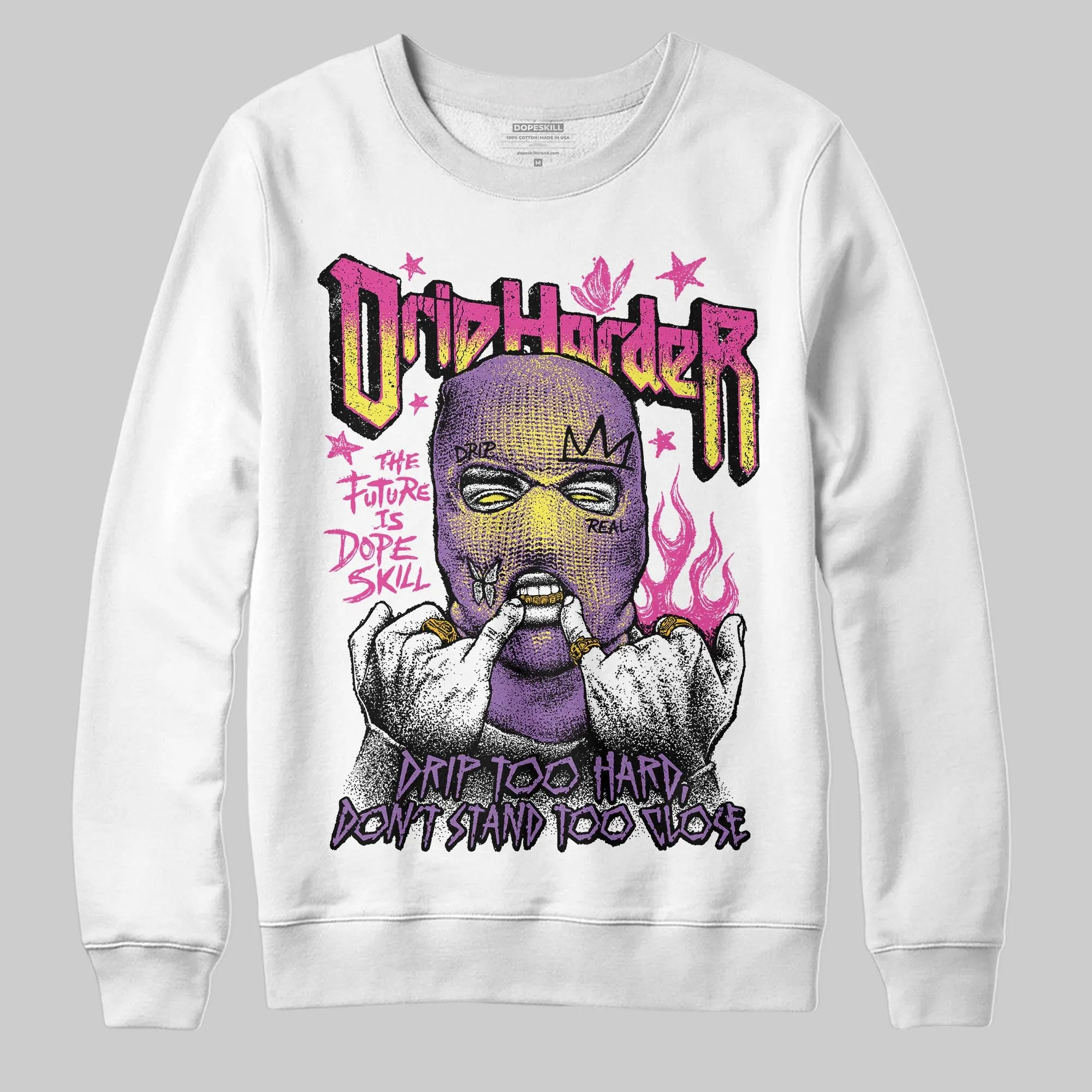 PURPLE Collection DopeSkill Sweatshirt Drip Harder Graphic sold by DopeSkill product image thumbnail 2
