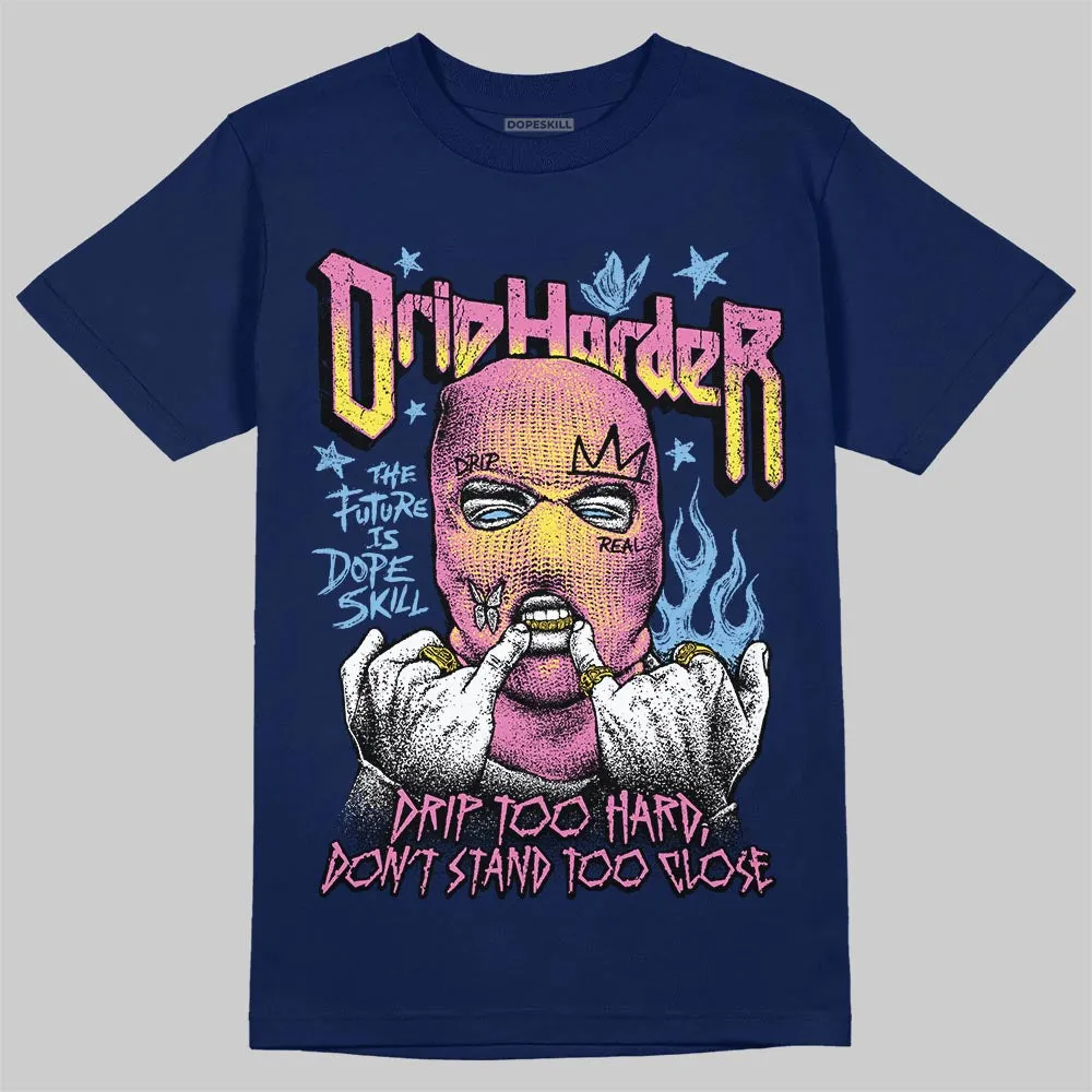 University Blue Collection DopeSkill T-Shirt Drip Harder Graphic sold by DopeSkill product image thumbnail 4