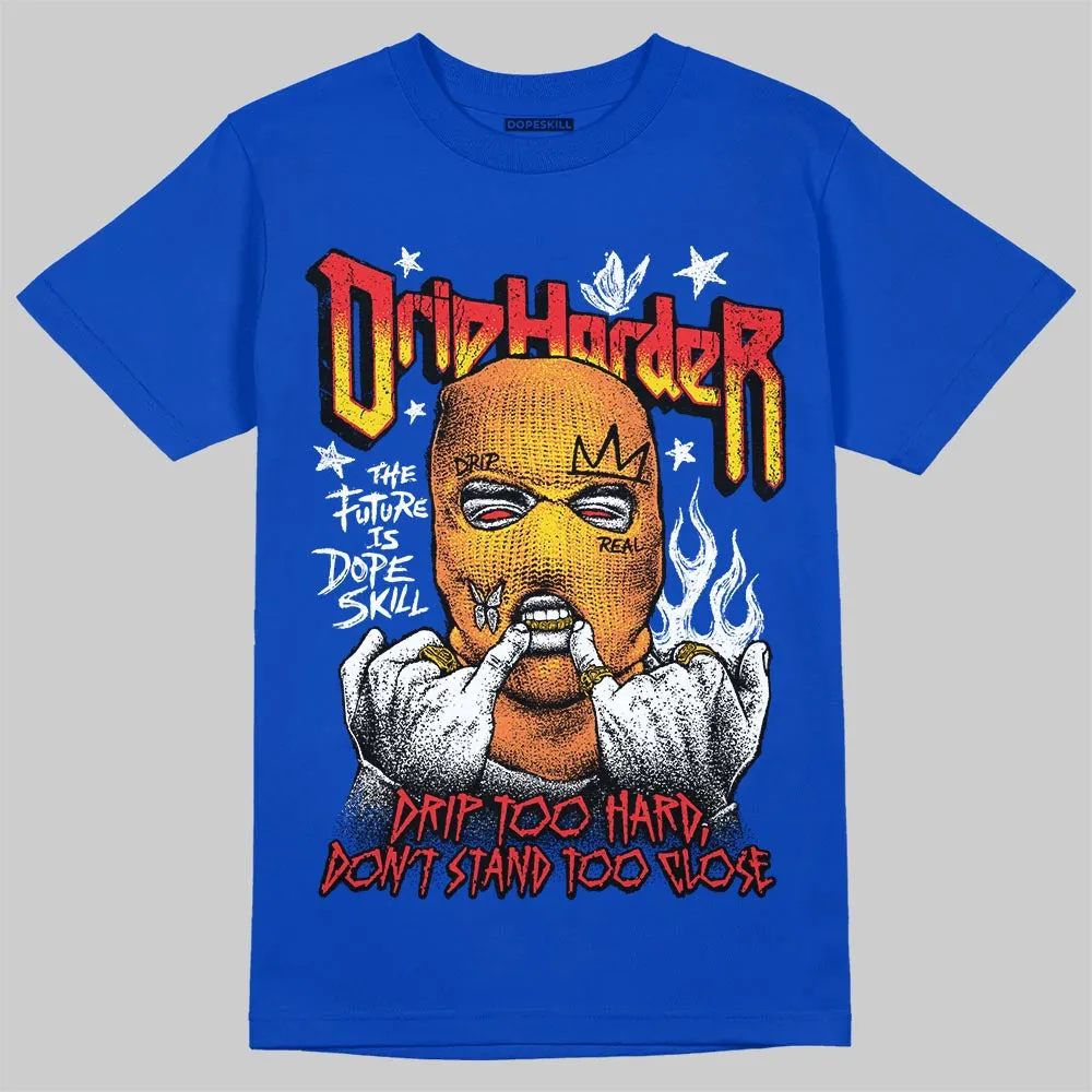 Royal Blue Collection DopeSkill T-Shirt Drip Harder Graphic sold by DopeSkill product image thumbnail 3
